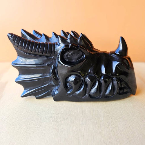 Obsidian Dragon Carving | Obsidian Reign