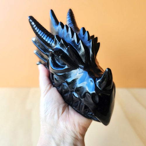 Obsidian Dragon Carving | Obsidian Reign