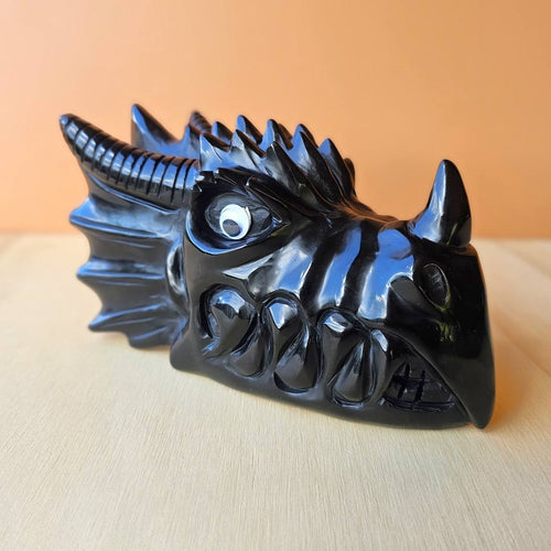 Obsidian Dragon Carving | Obsidian Reign