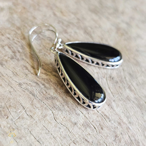 Obsidian Pendant & Earring Set | Inner Alchemy