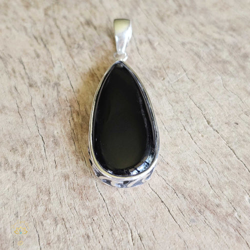 Obsidian Pendant & Earring Set | Inner Alchemy