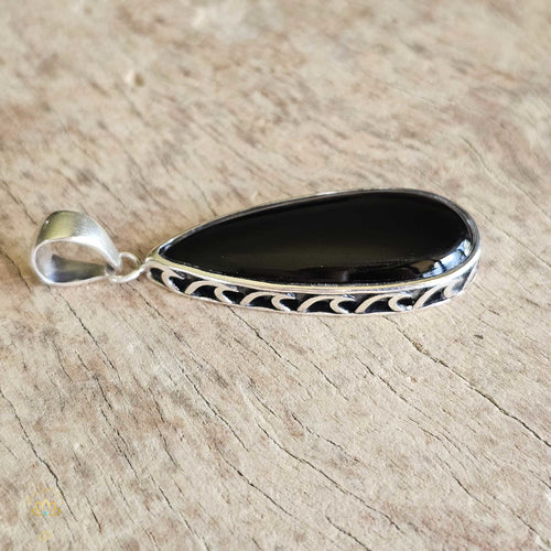 Obsidian Pendant & Earring Set | Inner Alchemy