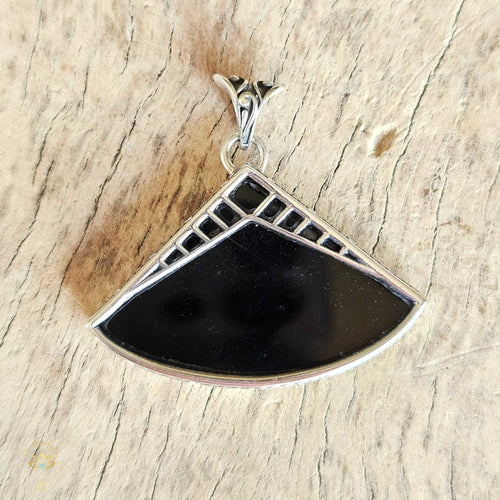 Obsidian Pendant & Earring Set | Vigilant Protector