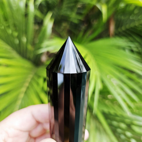 Obsidian Vogel Wand | 24 Sides 270gms