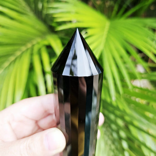 Obsidian Vogel Wand | 24 Sides 356gms