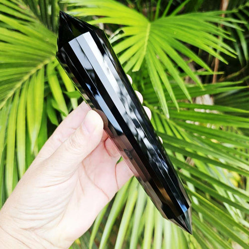 Obsidian Vogel Wand | 24 Sides 356gms