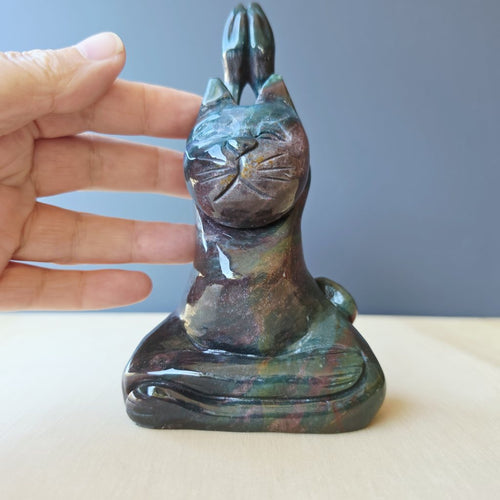 Ocean Jasper Cat | Mystic Yoga