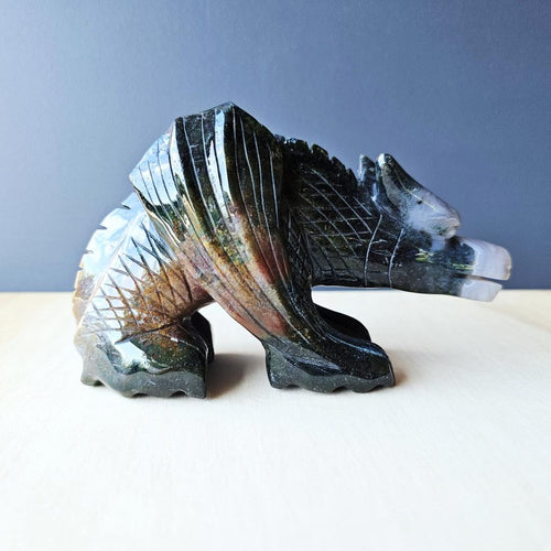 Ocean Jasper Dragon | Calm Current Guardian