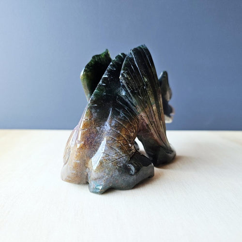 Ocean Jasper Dragon | Calm Current Guardian