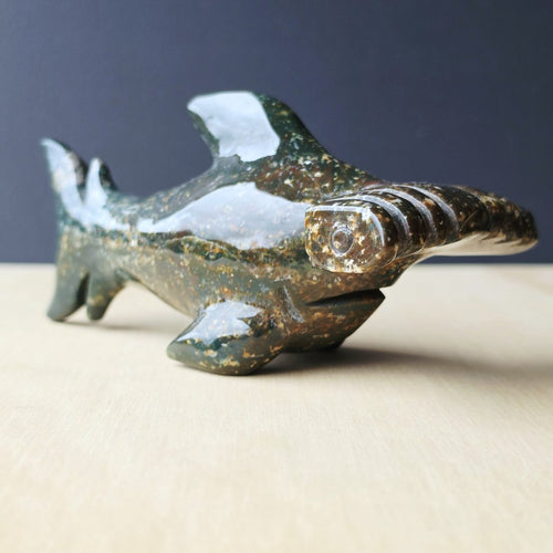 Ocean Jasper Hammerhead Shark 422gms