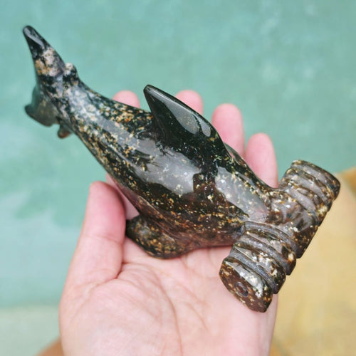 Ocean Jasper Hammerhead Shark 422gms