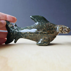 Ocean Jasper Hammerhead Shark 422gms