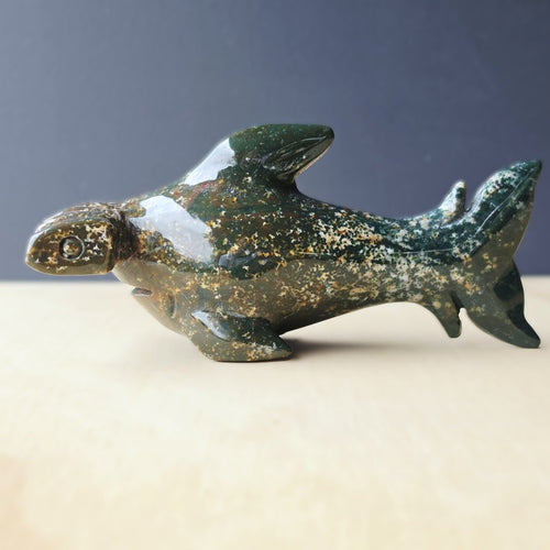 Ocean Jasper Hammerhead Shark 422gms