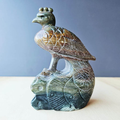 Ocean Jasper Peacock | Majestic Guardian