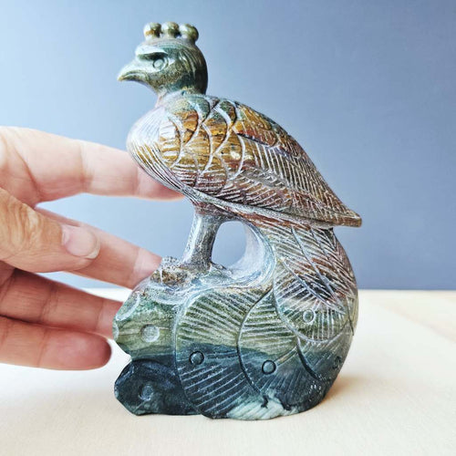 Ocean Jasper Peacock | Majestic Guardian