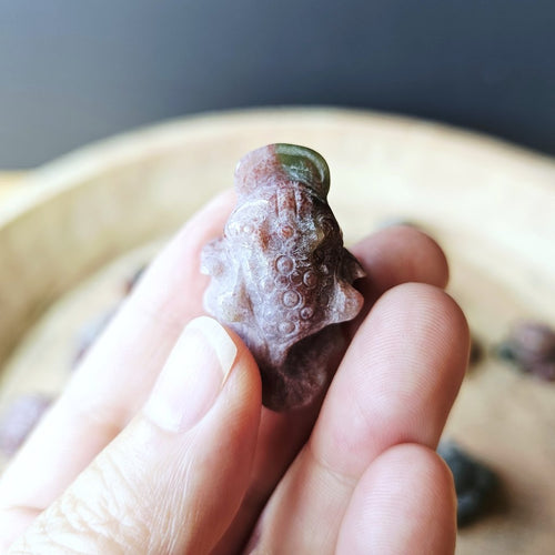 Ocean jasper Money Toad | Calming Ocean Of Abundance