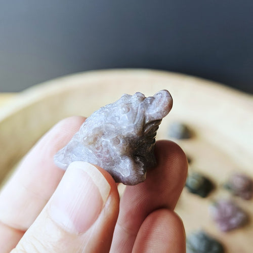 Ocean jasper Money Toad | Calming Ocean Of Abundance