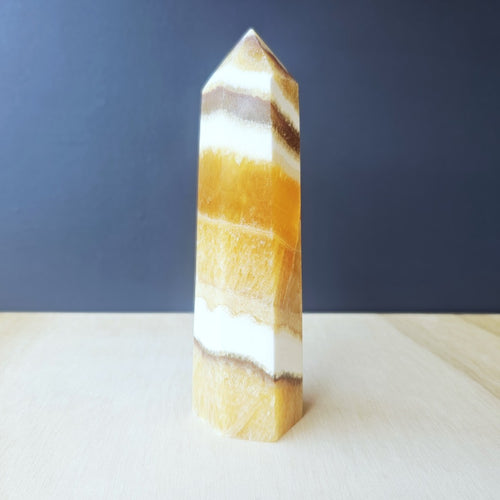 Orange Banded Calcite | Generator 468gms