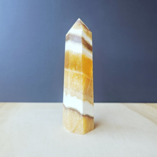 Orange Banded Calcite | Generator 468gms
