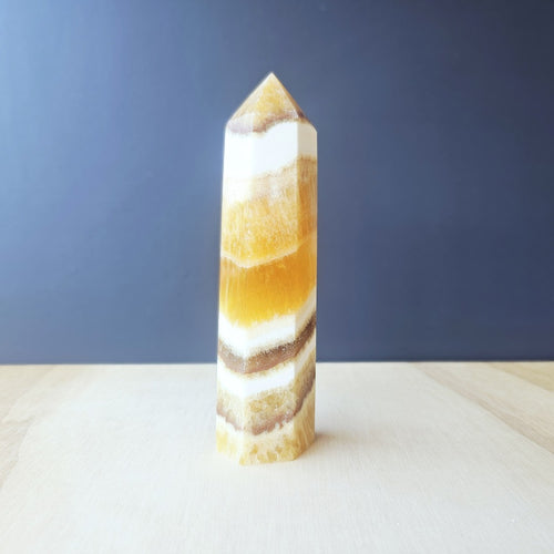 Orange Banded Calcite | Generator 491gms