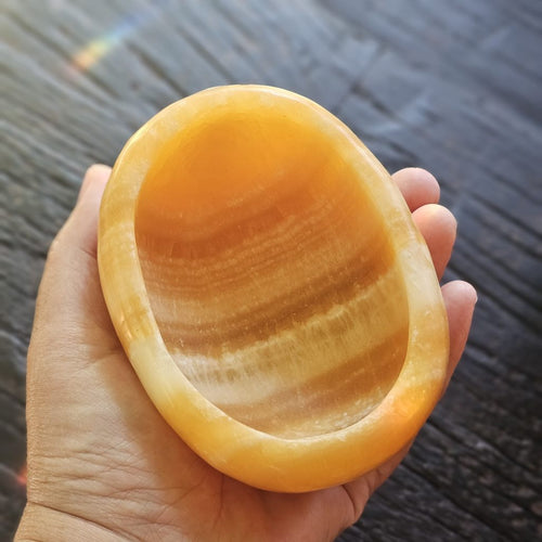 Orange Calcite | Bowl 572gms