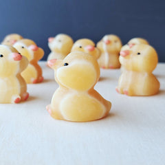Orange Calcite Ducks | Sunkissed Waddles