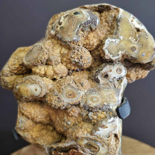 Orbicular Agate with Botryoidal Orange Druzy Chalcedony | Specimen 5.7kgs