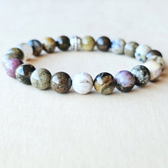 Orbicular Ocean Jasper Bracelet | Ancient Wisdom
