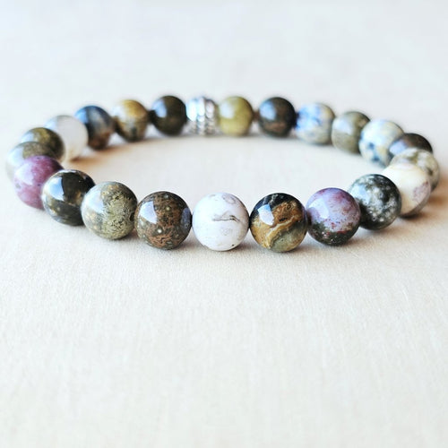 Orbicular Ocean Jasper Bracelet | Ancient Wisdom