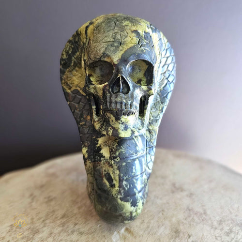 Orpiment & Realgar Cobra Skull | Alchemical Transformation