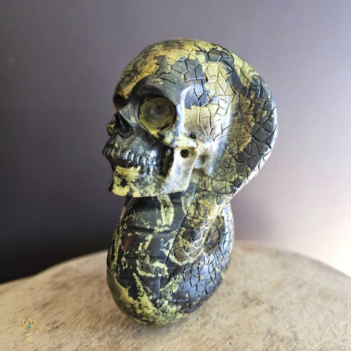 Orpiment & Realgar Cobra Skull | Alchemical Transformation