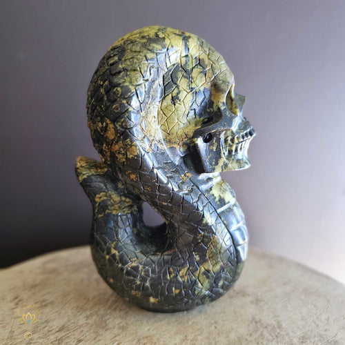 Orpiment & Realgar Cobra Skull | Alchemical Transformation