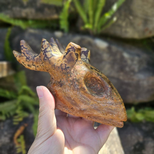 Outback Jasper Deer Carving | The Ancestral Masculine Deer