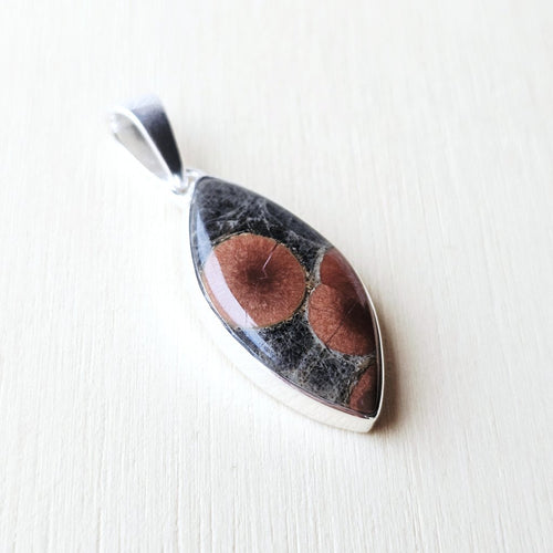 Peanut Obsidian Pendant | Obsidian Unfiltered