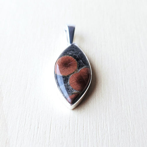 Peanut Obsidian Pendant | Obsidian Unfiltered