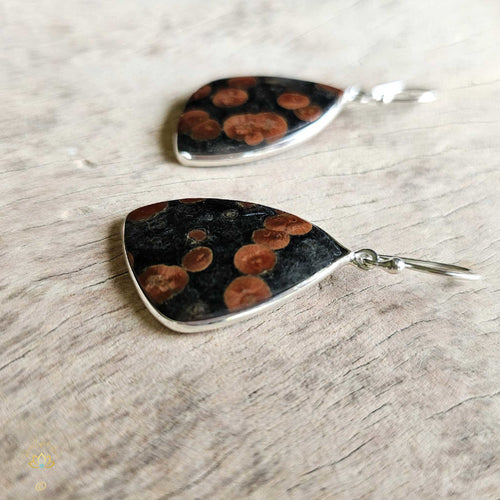 Peanut Obsidian (Perlite) Earrings | Centered State