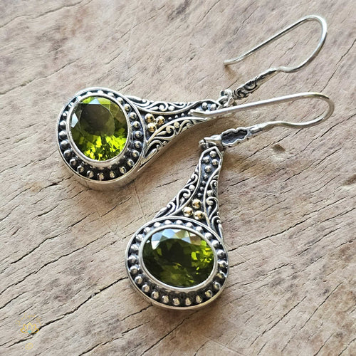 Peridot Faceted Earrings | Inner Journey