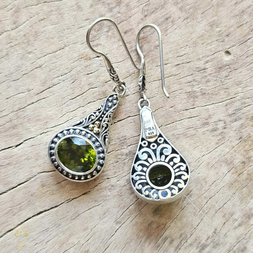 Peridot Faceted Earrings | Inner Journey