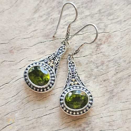 Peridot Faceted Earrings | Inner Journey