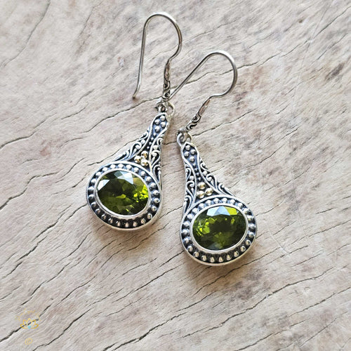 Peridot Faceted Earrings | Inner Journey