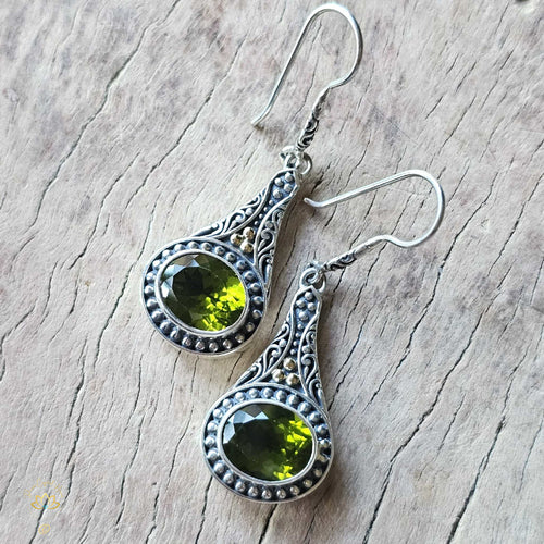 Peridot Faceted Earrings | Inner Journey