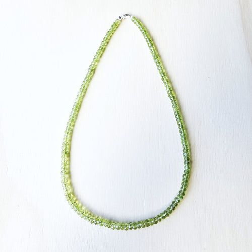 Peridot Faceted Necklace | Inner Bloom