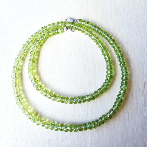 Peridot Faceted Necklace | Inner Bloom