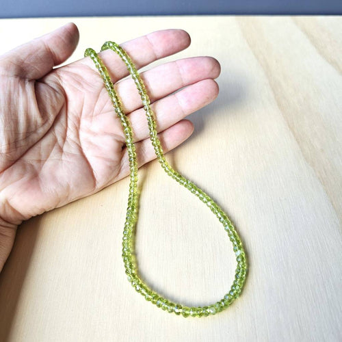 Peridot Faceted Necklace | Inner Bloom
