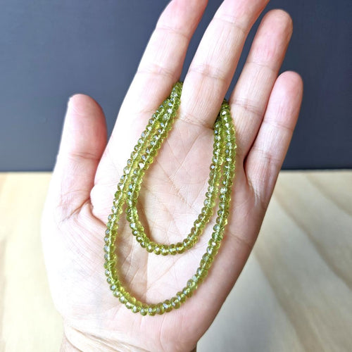 Peridot Faceted Necklace | Inner Bloom