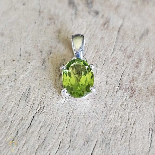 Peridot Faceted Pendant | Vibrant Energy