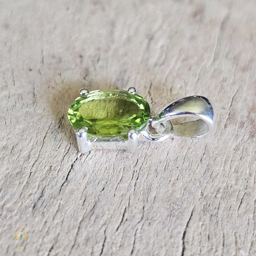 Peridot Faceted Pendant | Vibrant Energy