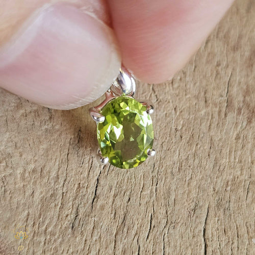 Peridot Faceted Pendant | Vibrant Energy