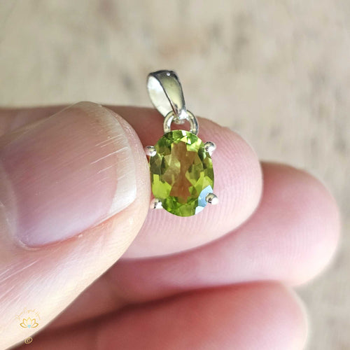 Peridot Faceted Pendant | Vibrant Energy