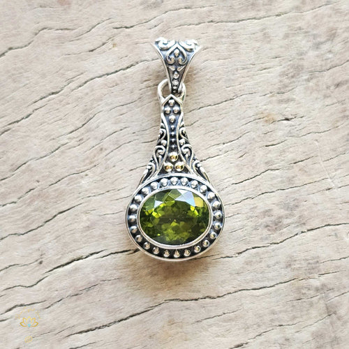 Peridot Faceted Pendant | Inner Peace